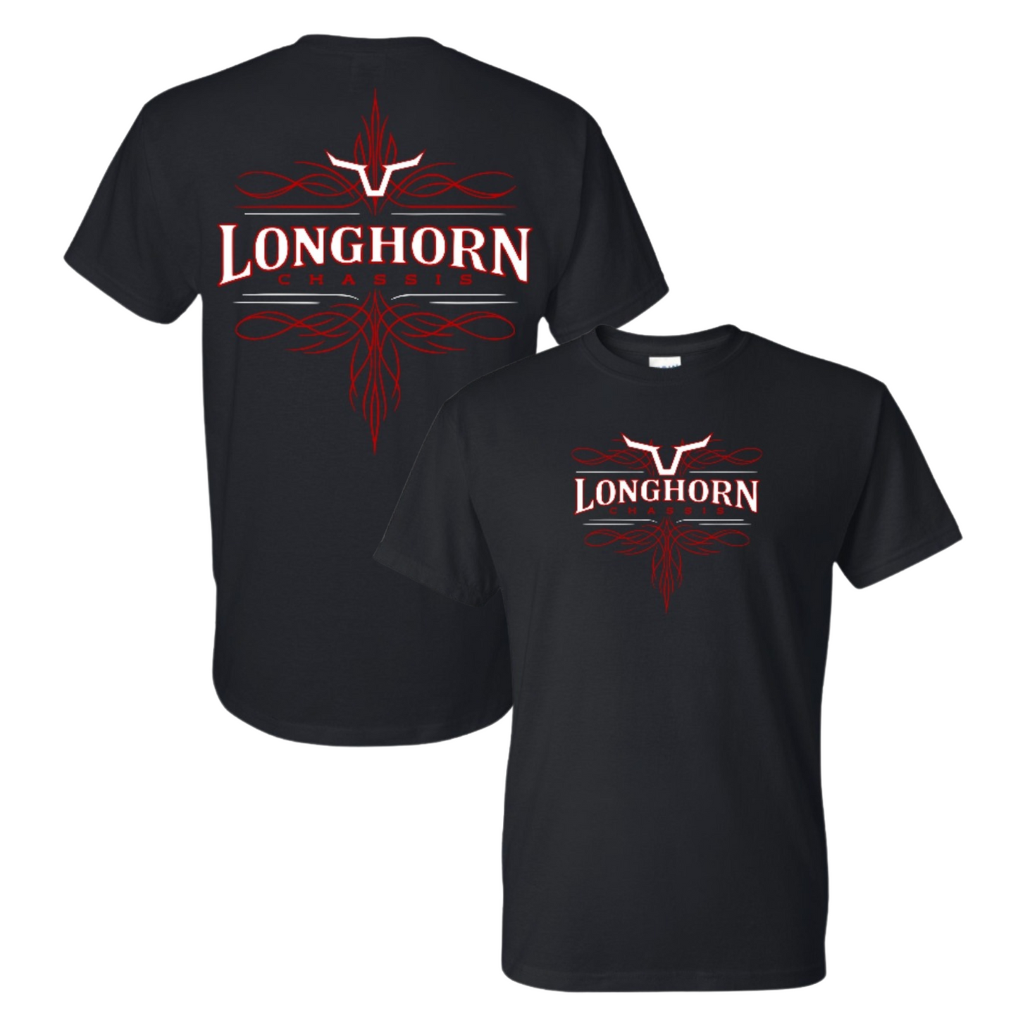 Longhorn Pinstripe Tee