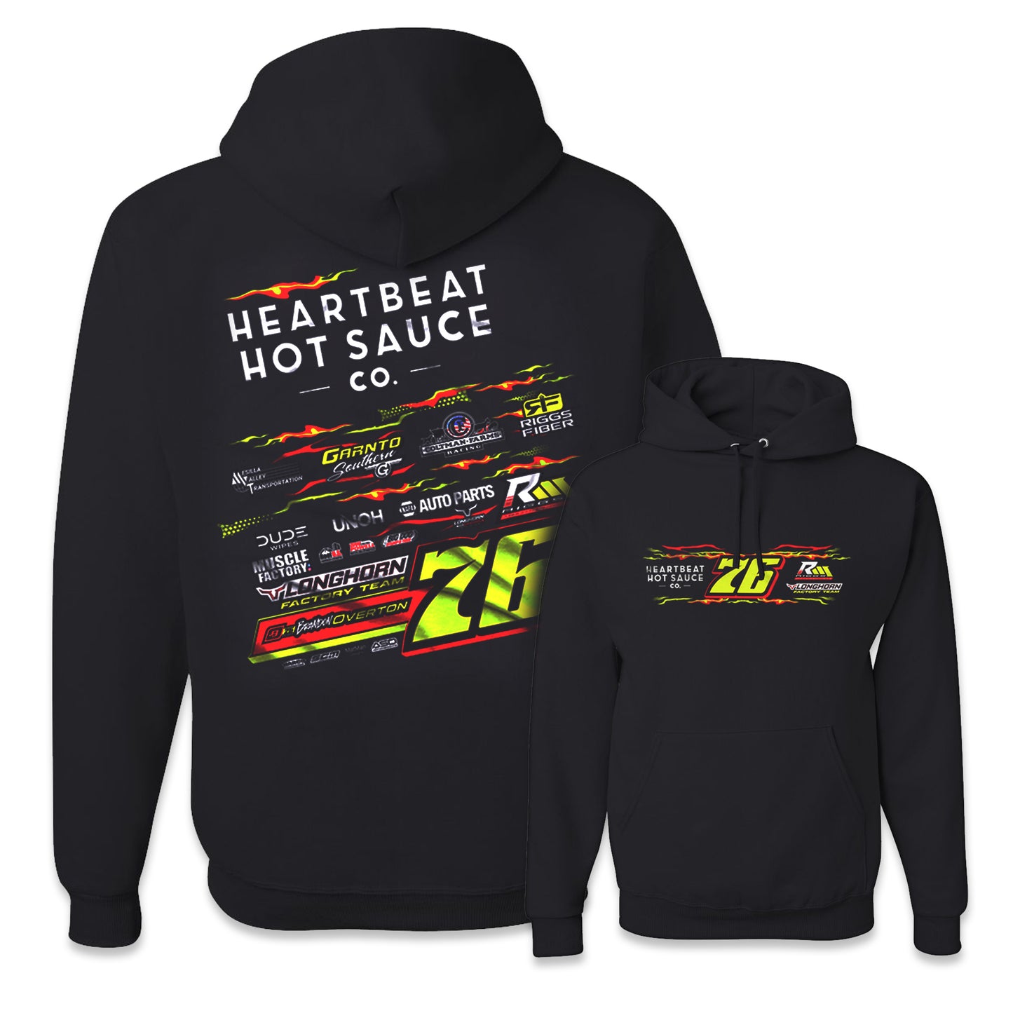 2025 Overton Heartbeat Hot Sauce Crew Hoodie