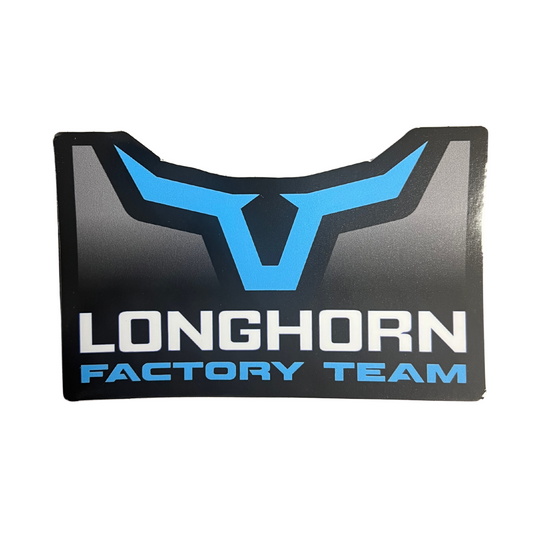 Longhorn Factory Blue Decal