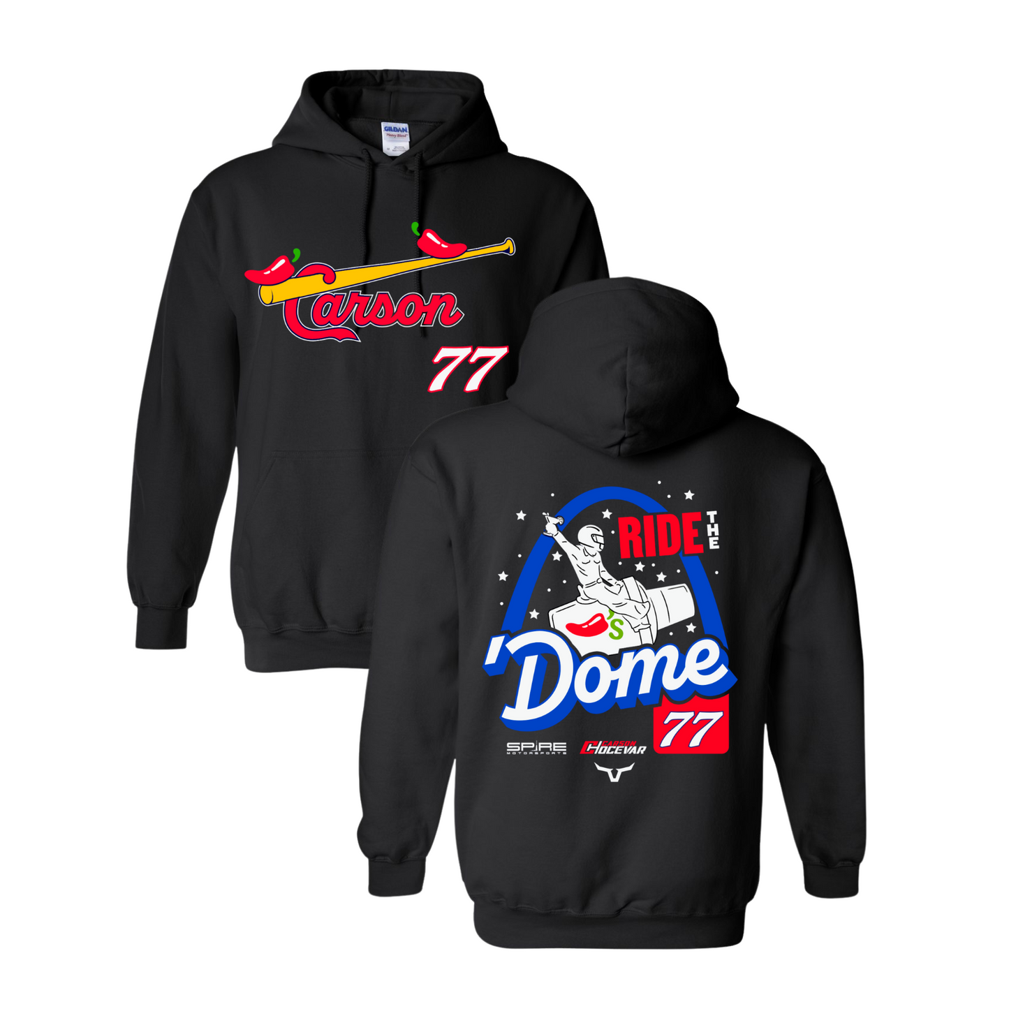 Carson Hocevar Ride the 'Dome Hoodie