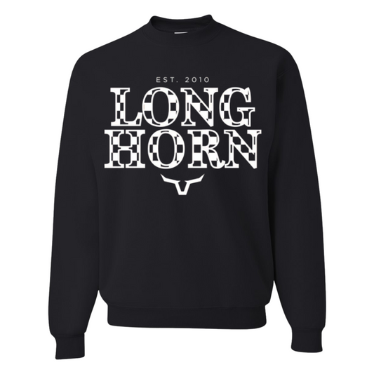 Black Gameday Raceday Crewneck