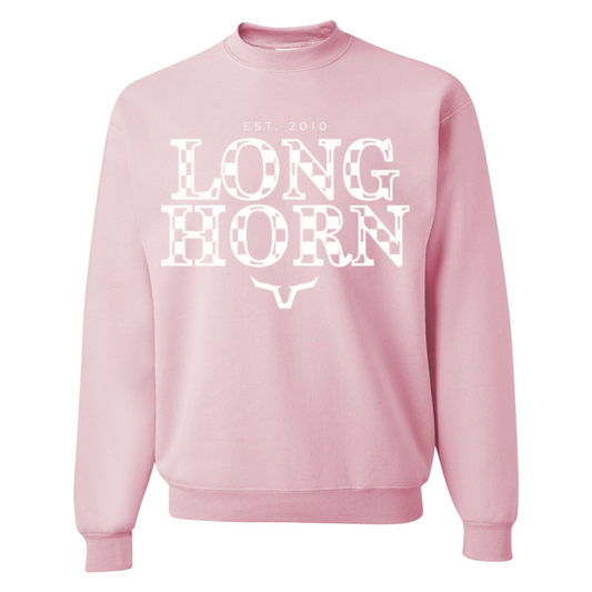 Pink Gameday Raceday Crewneck