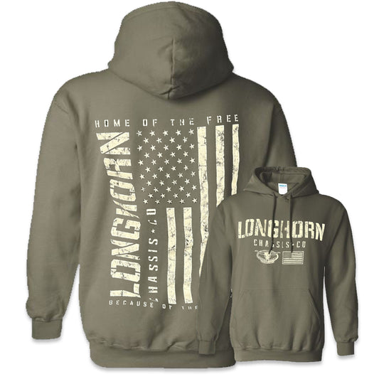 Longhorn 1.0 Home of the Free Hoodie