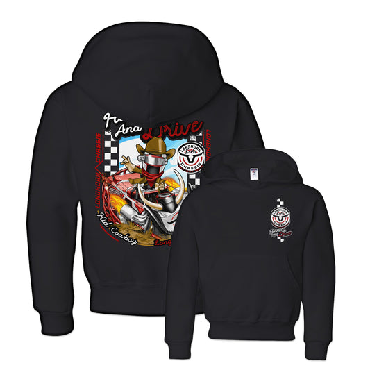 Kid Cowboy "Horns Up and Drive" Youth Hoodie