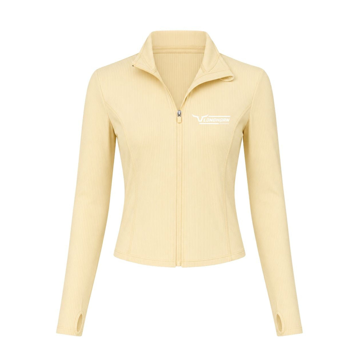 Longhorn Butter Ribbed Zip-Up
