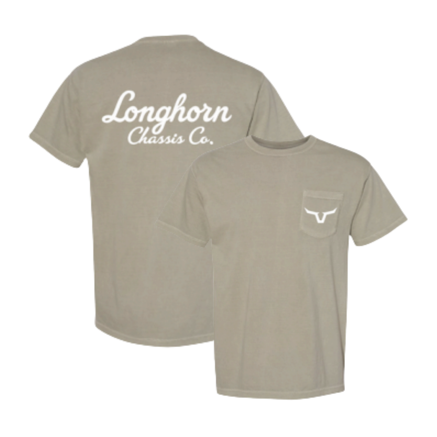 Longhorn Script Pocket Tee