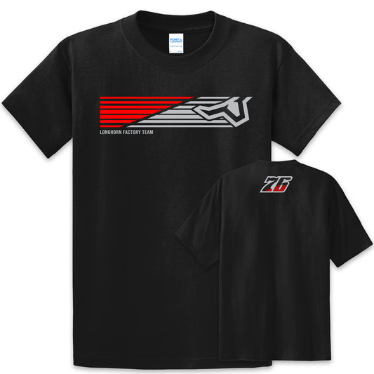 2025 Longhorn Factory Overton Speed Stripe Tee (SHIPS 12/12)