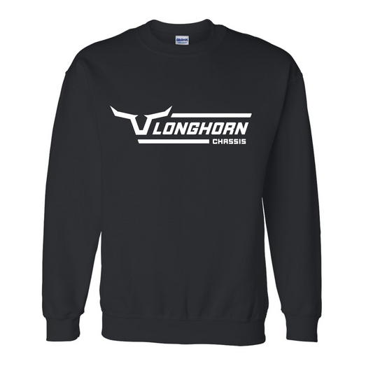 Longhorn Classic Crewneck in Black